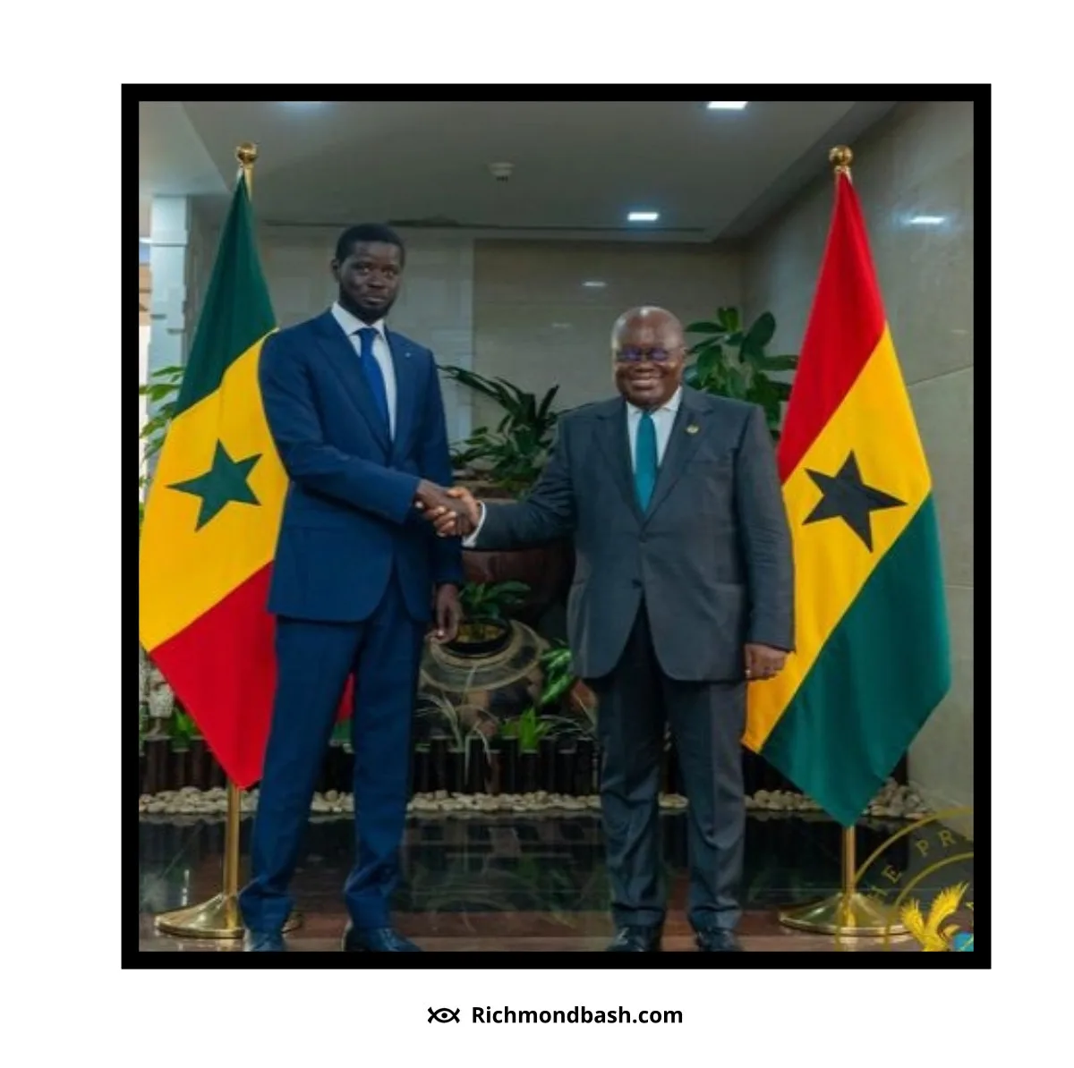 New Senegalese Leader Visits Ghana; Extols Pres Akufo-Addo’s Pan African Ideals